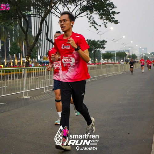 Race photo from SMARTFREN RUN 2026