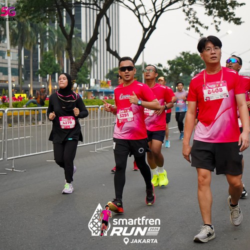 Race photo from SMARTFREN RUN 2026
