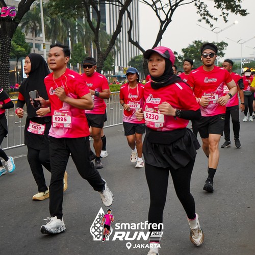 Race photo from SMARTFREN RUN 2026