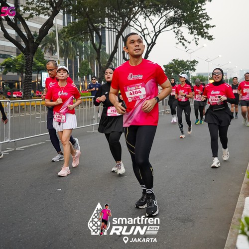 Race photo from SMARTFREN RUN 2026