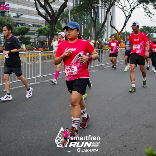 Race photo from SMARTFREN RUN 2026