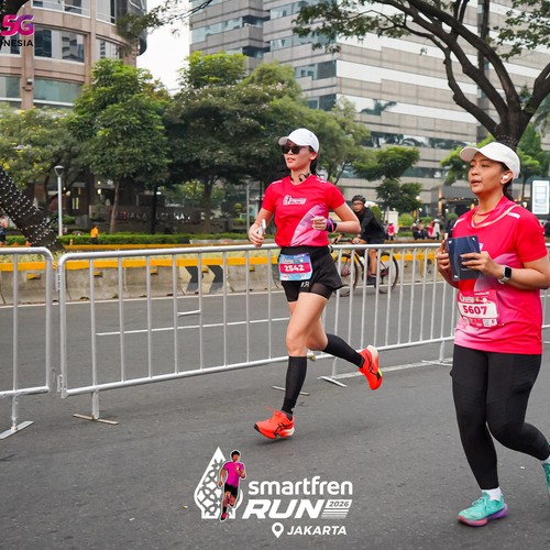 Race photo from SMARTFREN RUN 2026
