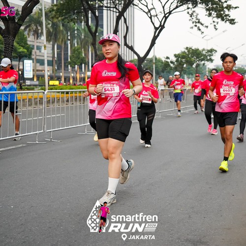 Race photo from SMARTFREN RUN 2026