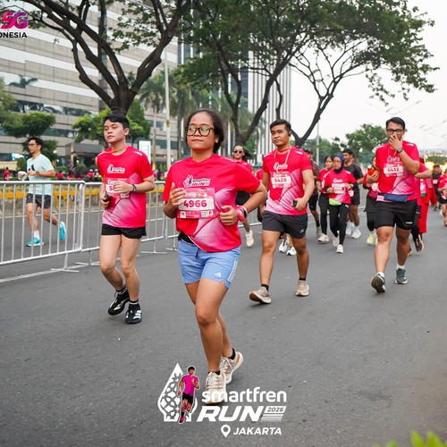 Race photo from SMARTFREN RUN 2026