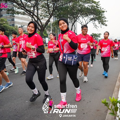 Race photo from SMARTFREN RUN 2026