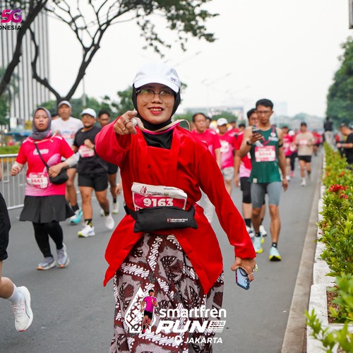 Race photo from SMARTFREN RUN 2026
