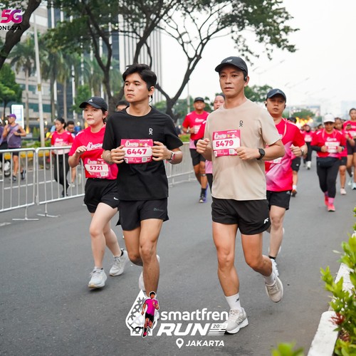Race photo from SMARTFREN RUN 2026