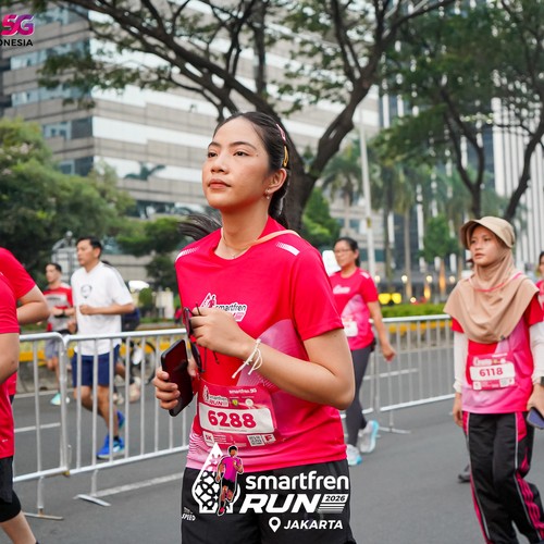Race photo from SMARTFREN RUN 2026