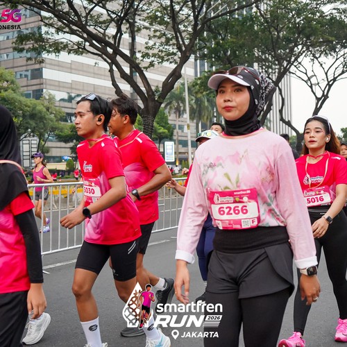 Race photo from SMARTFREN RUN 2026