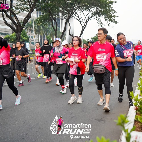 Race photo from SMARTFREN RUN 2026