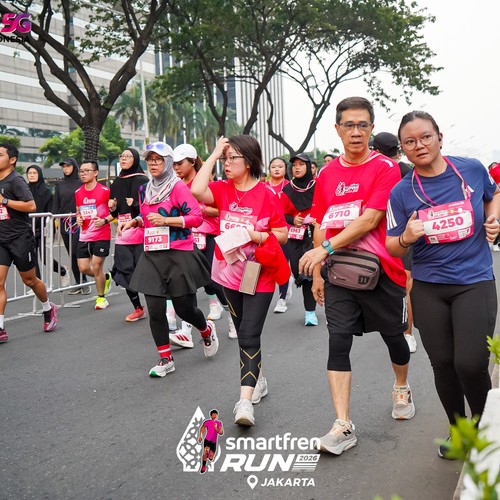 Race photo from SMARTFREN RUN 2026