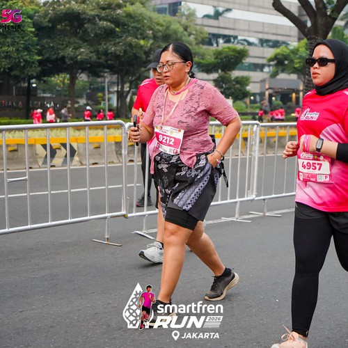 Race photo from SMARTFREN RUN 2026