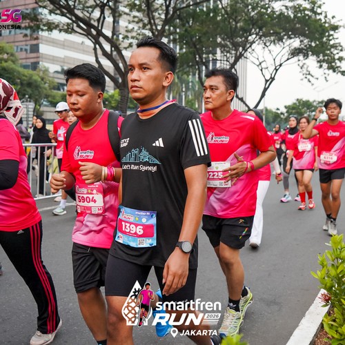Race photo from SMARTFREN RUN 2026