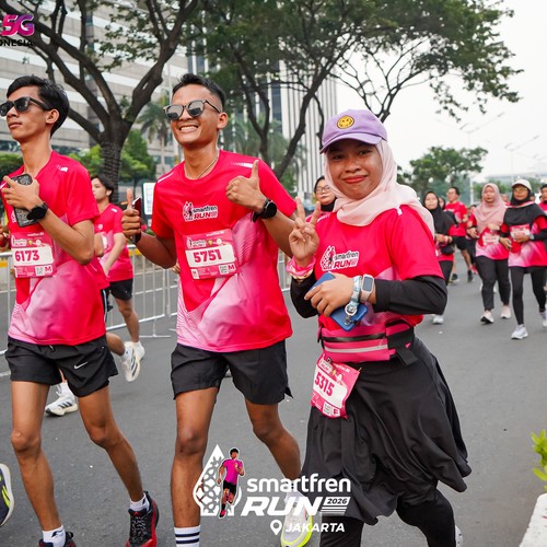 Race photo from SMARTFREN RUN 2026