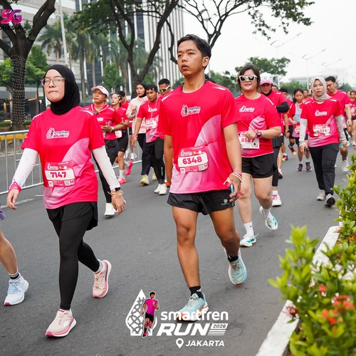 Race photo from SMARTFREN RUN 2026