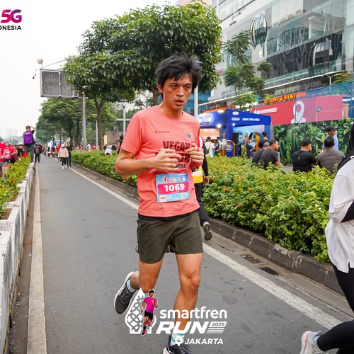 Race photo from SMARTFREN RUN 2026