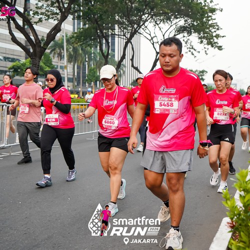 Race photo from SMARTFREN RUN 2026