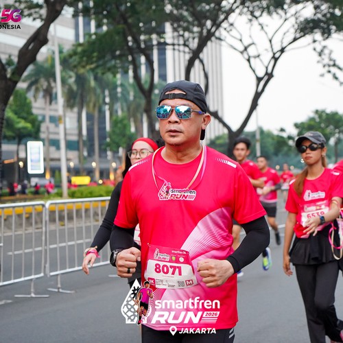 Race photo from SMARTFREN RUN 2026