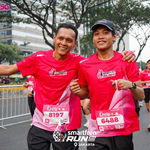 Race photo from SMARTFREN RUN 2026