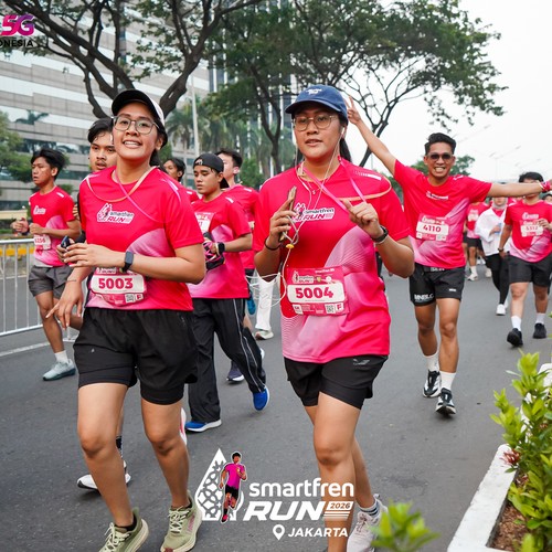 Race photo from SMARTFREN RUN 2026