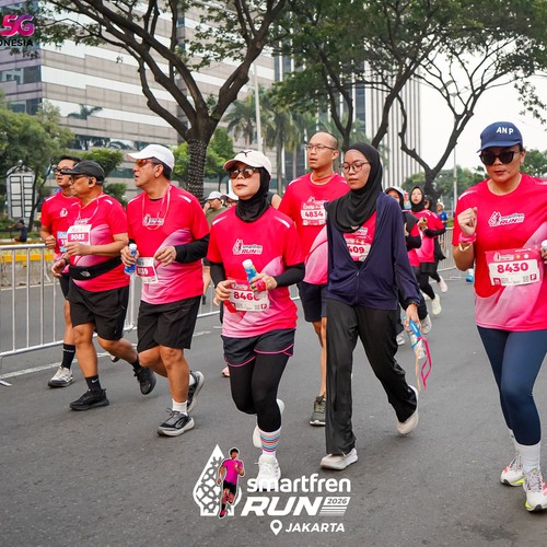 Race photo from SMARTFREN RUN 2026