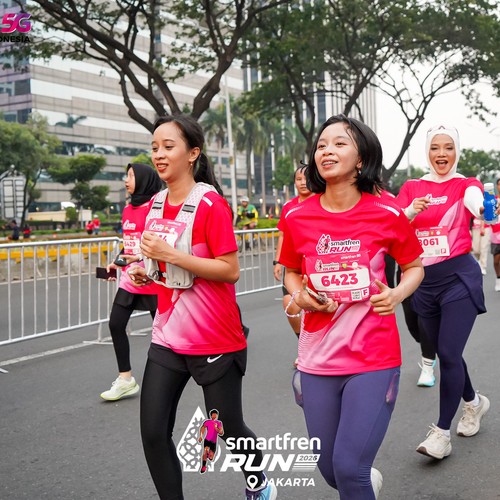 Race photo from SMARTFREN RUN 2026