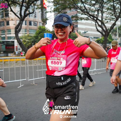 Race photo from SMARTFREN RUN 2026