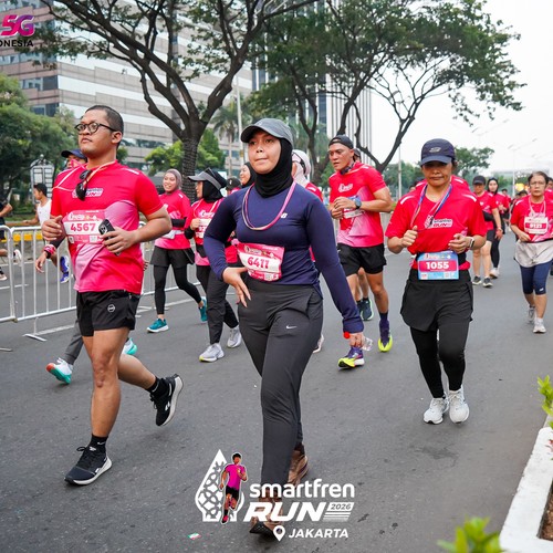 Race photo from SMARTFREN RUN 2026