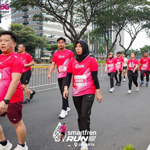 Race photo from SMARTFREN RUN 2026
