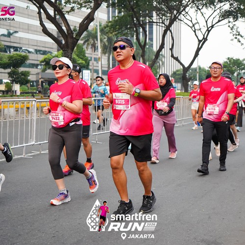 Race photo from SMARTFREN RUN 2026