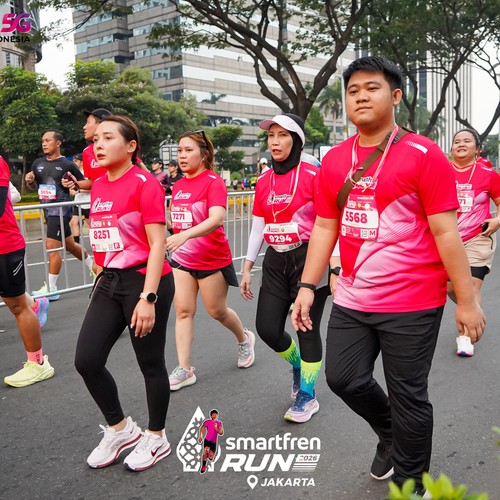 Race photo from SMARTFREN RUN 2026