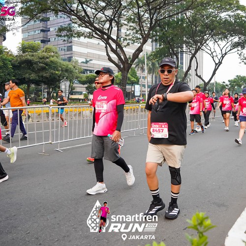 Race photo from SMARTFREN RUN 2026