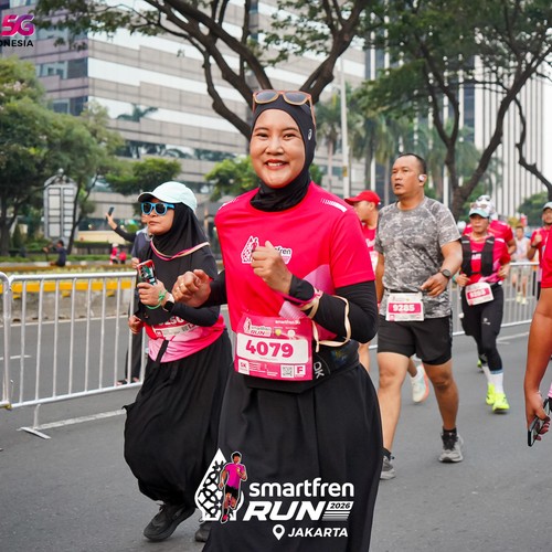 Race photo from SMARTFREN RUN 2026