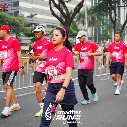 Race photo from SMARTFREN RUN 2026