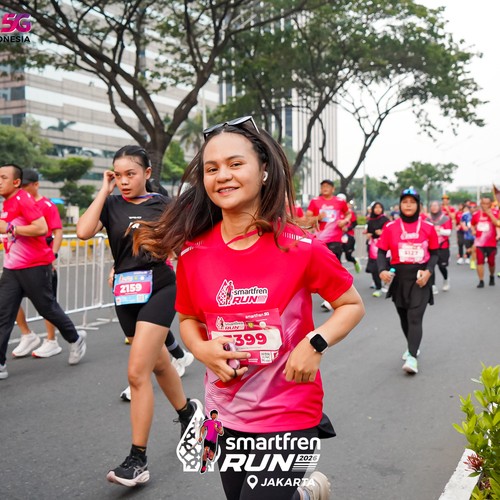 Race photo from SMARTFREN RUN 2026