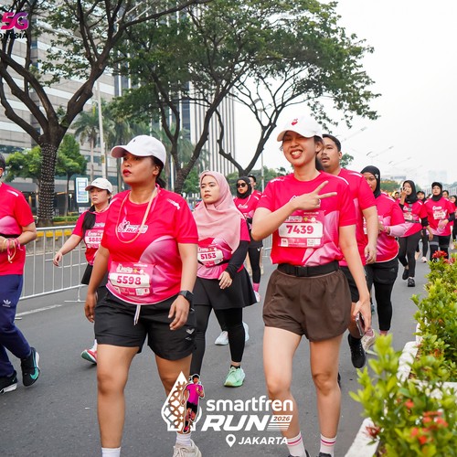 Race photo from SMARTFREN RUN 2026