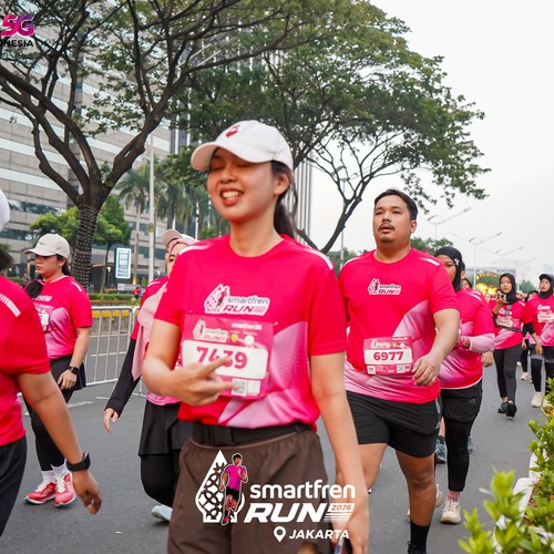 Race photo from SMARTFREN RUN 2026