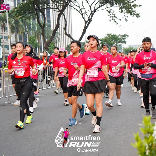 Race photo from SMARTFREN RUN 2026