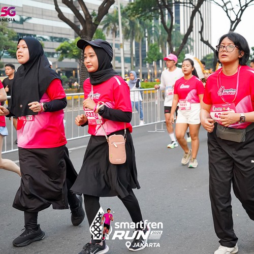 Race photo from SMARTFREN RUN 2026