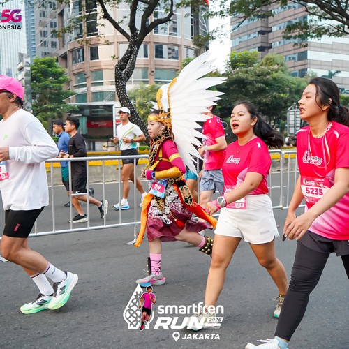 Race photo from SMARTFREN RUN 2026
