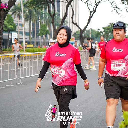 Race photo from SMARTFREN RUN 2026