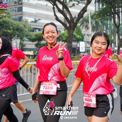Race photo from SMARTFREN RUN 2026