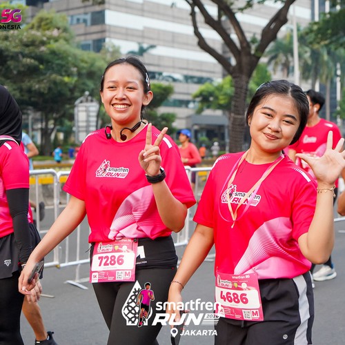 Race photo from SMARTFREN RUN 2026