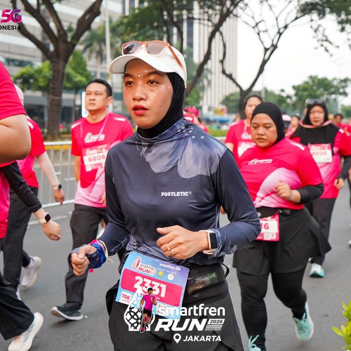 Race photo from SMARTFREN RUN 2026
