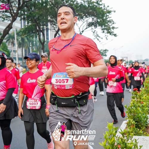 Race photo from SMARTFREN RUN 2026