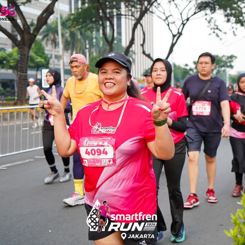 Race photo from SMARTFREN RUN 2026
