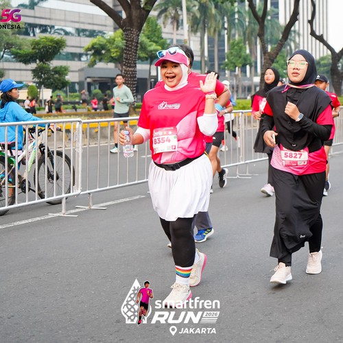 Race photo from SMARTFREN RUN 2026