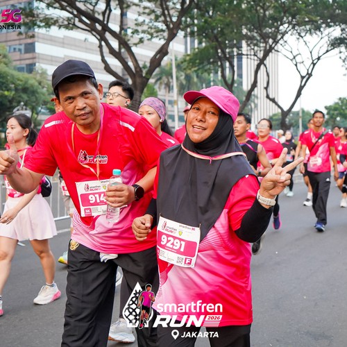 Race photo from SMARTFREN RUN 2026