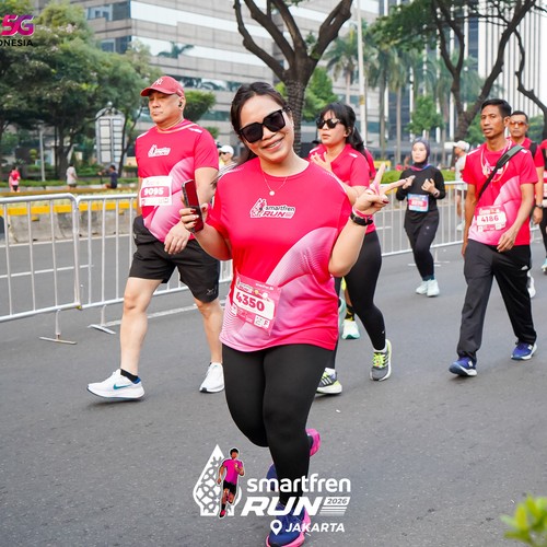 Race photo from SMARTFREN RUN 2026