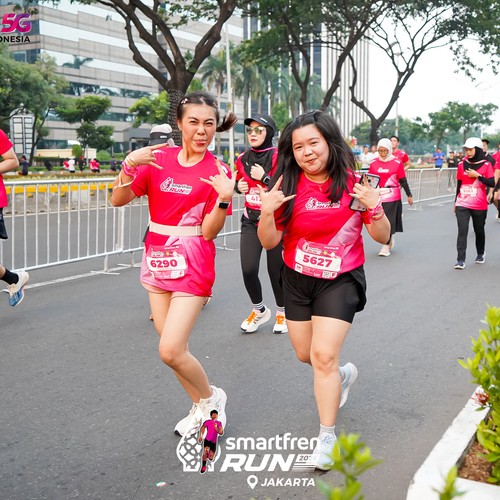 Race photo from SMARTFREN RUN 2026